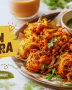 Serve crispy onion pakora with mint chutney and a cup of masala chai.